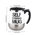 Caneca Térmica Com Mixer Automático Magnético e Tampa - 400ML