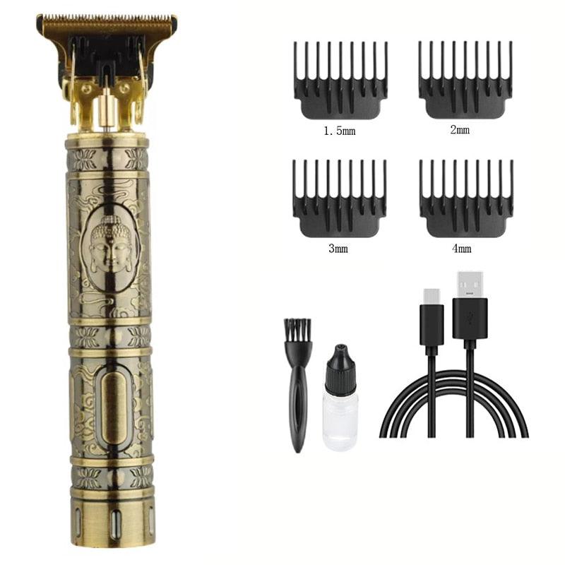 Máquina de Cortar Cabelo T9 ProHair Carregador USB