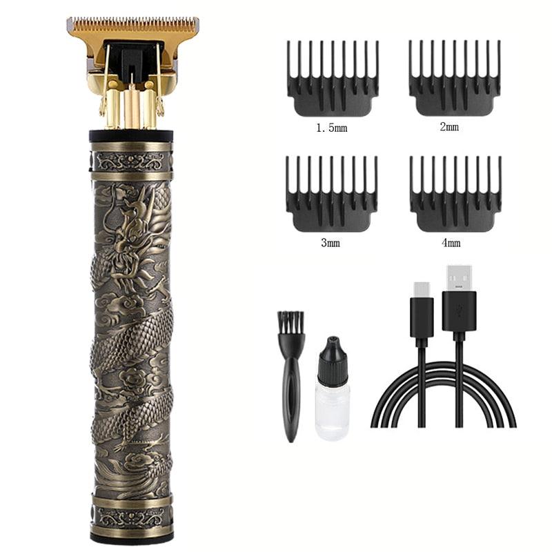 Máquina de Cortar Cabelo T9 ProHair Carregador USB
