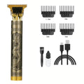 Máquina de Cortar Cabelo T9 ProHair Carregador USB