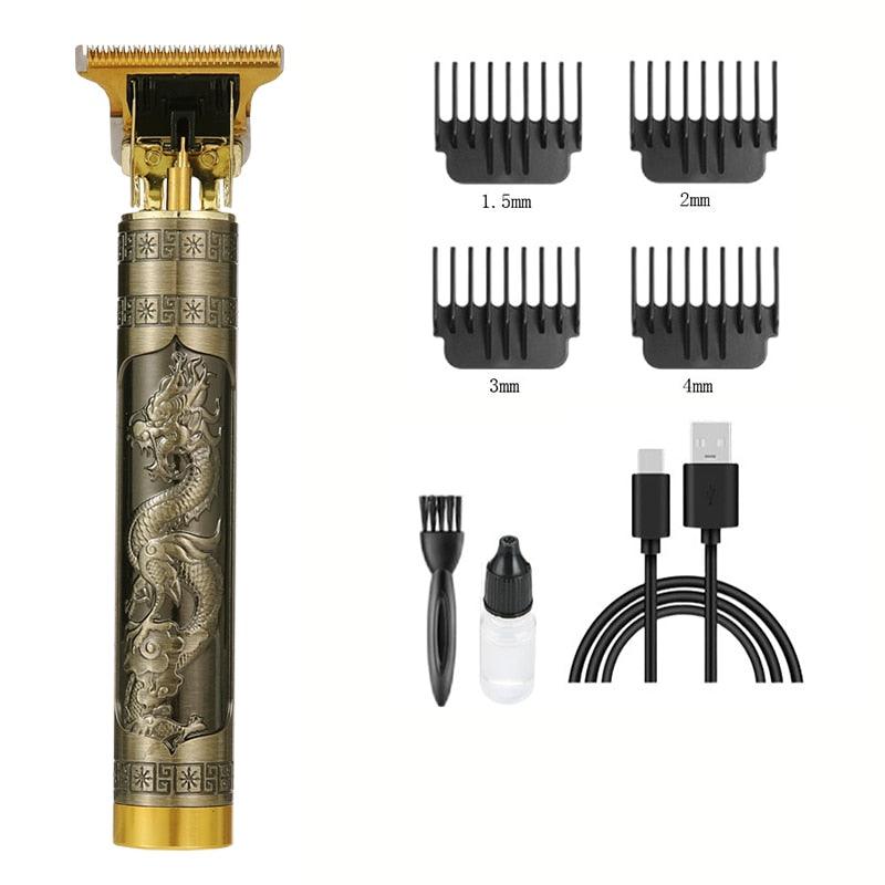 Máquina de Cortar Cabelo T9 ProHair Carregador USB