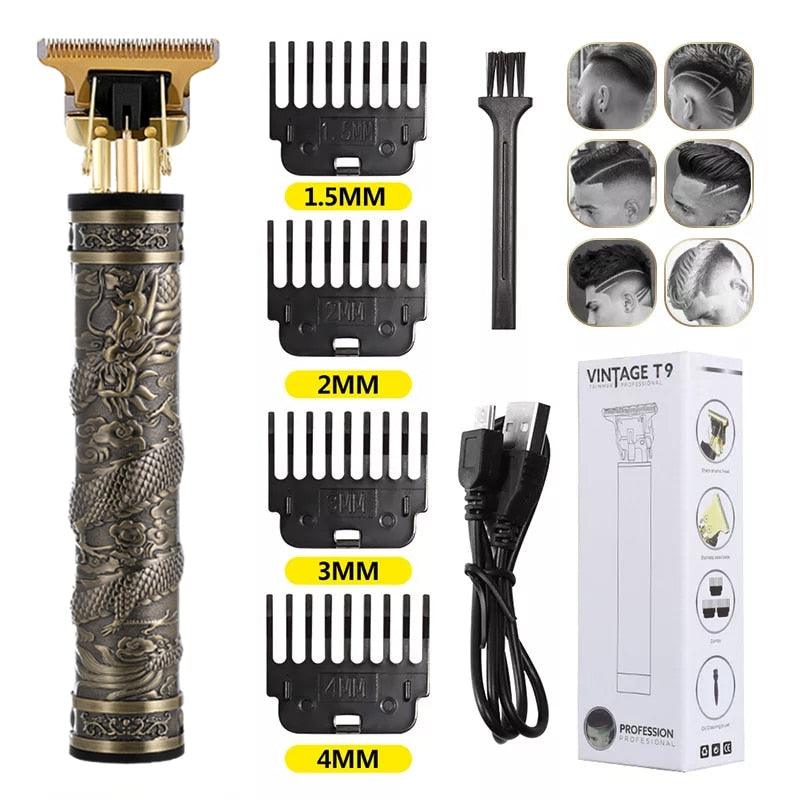 Máquina de Cortar Cabelo T9 ProHair Carregador USB