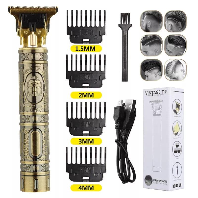 Máquina de Cortar Cabelo T9 ProHair Carregador USB