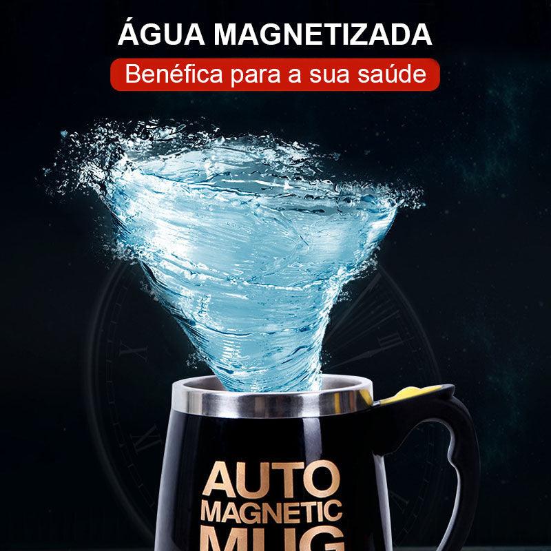 Caneca Térmica Com Mixer Automático Magnético e Tampa - 400ML