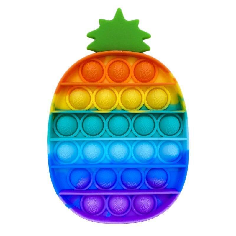 Brinquedo Pop It Colorido Anti Stress Sensorial Aumenta Criatividade