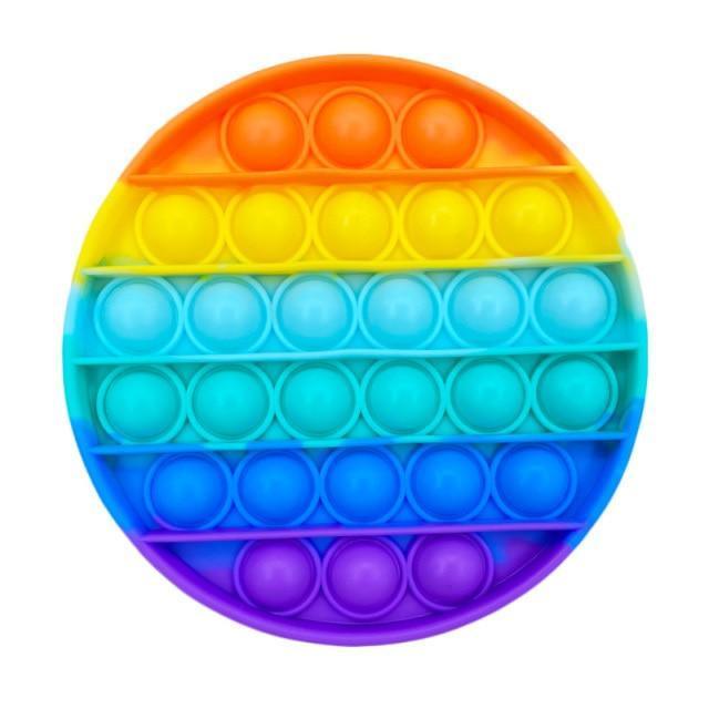Brinquedo Pop It Colorido Anti Stress Sensorial Aumenta Criatividade