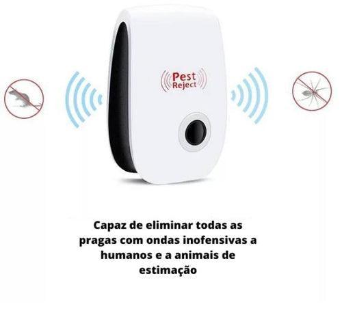 Elimine as Pragas - Repelente Ultrassônico- Perfeito contra Mosquitos, ratos e insetos - Promoção + Frete Grátis Hoje!