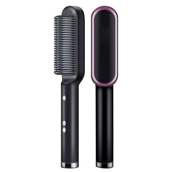 Escova Alisadora 5 em 1 - Alisa, Seca, Hidrata, Modela e Anti-Frizz - 220v