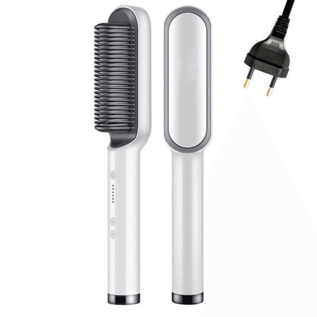 Escova Alisadora 5 em 1 - Alisa, Seca, Hidrata, Modela e Anti-Frizz - 220v