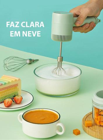 Batedeira Sem Fio 3 Velocidades de Alta Potência